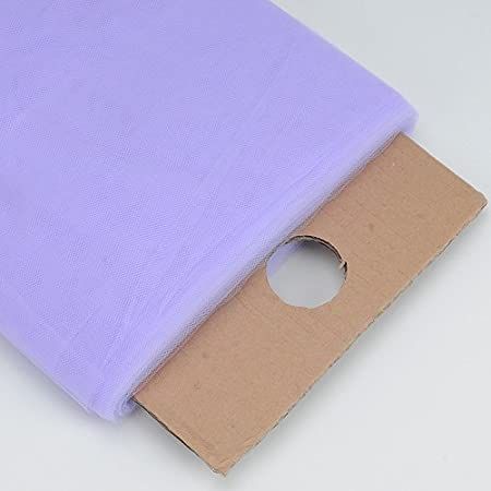 BJM Collection 54 Inch Tulle Fabric Bolt 40 Yard Wedding Bridal (Lavender) | Amazon (US)