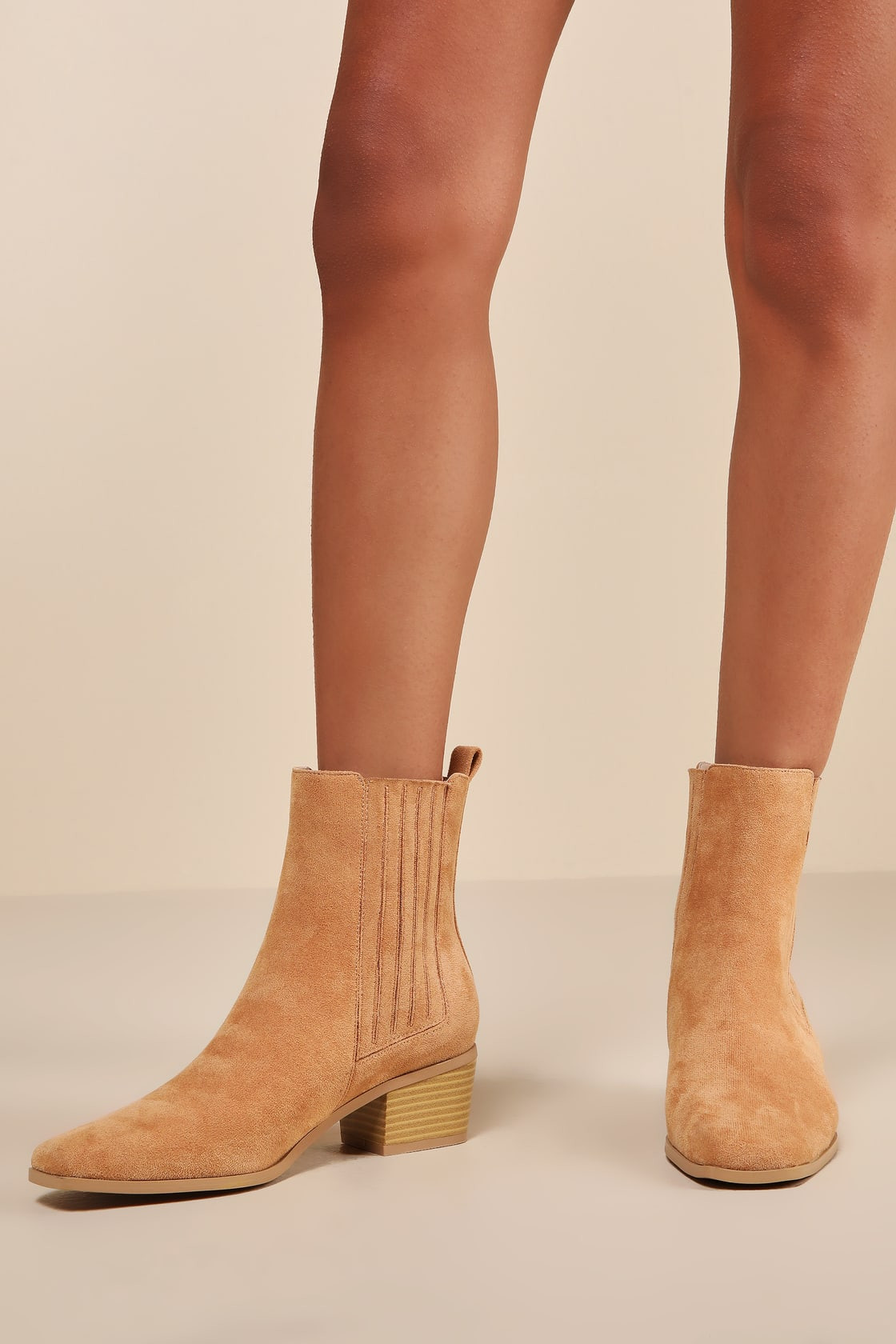 Thatcher Almond Suede Ankle Boots | Lulus (US)