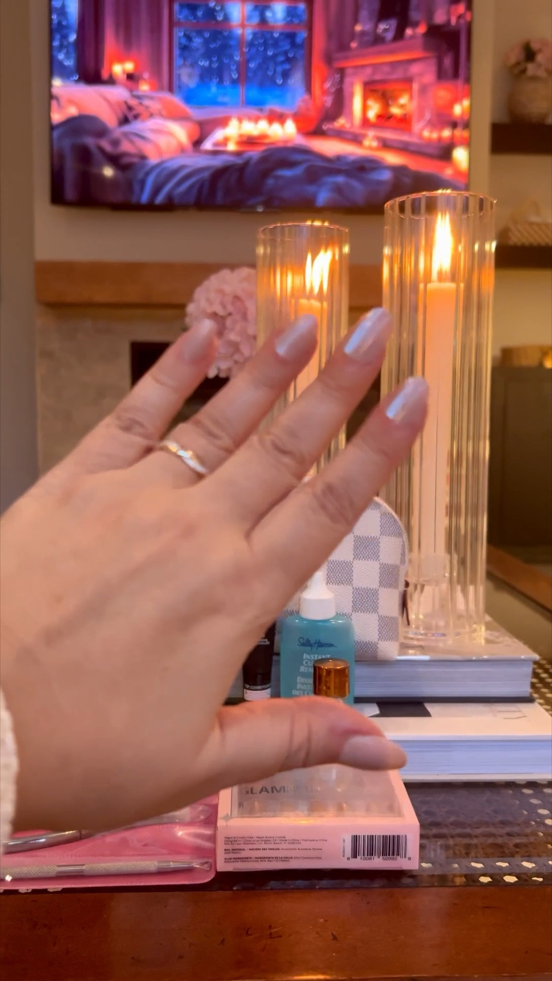 Get your nails 💅 done at home! I don’t know about you but I’m tried of making appointments and spending time and money nail salons! Especially now that we are in the middle of a snowstorm! After trying out so many different nail glues and press-on nails, I finally found the magic! I’m telling you that this glue formula is amazing! Try it out for yourself and let me know what you think! 

#LTKselfcare #LTKBeauty #LTKstorytime