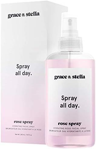 Grace & Stella Rose Water Facial Spray - Vegan - Rose Water Spray Facial Mist / Facial Toner Spra... | Amazon (US)