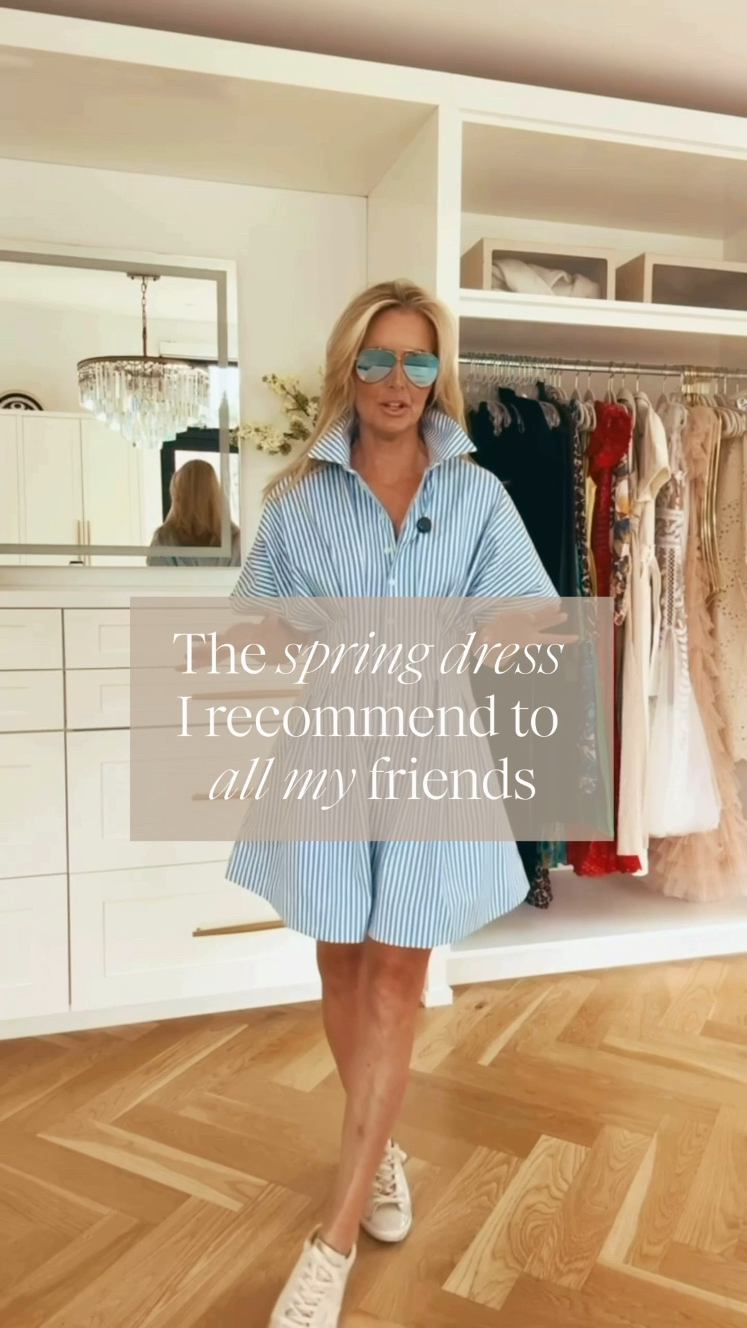 This dress is soo so so good for spring and summer. I have it in 3 colorways—blue stripe, black, and white lace. TTS. I’m wearing a small. 

#LTKSeasonal #LTKOver40