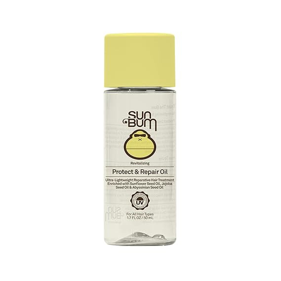 Sun Bum Revitalizing Protect and Repair Hair Oil - Light-weight Hair Care Treatment - Strengthen ... | Amazon (US)
