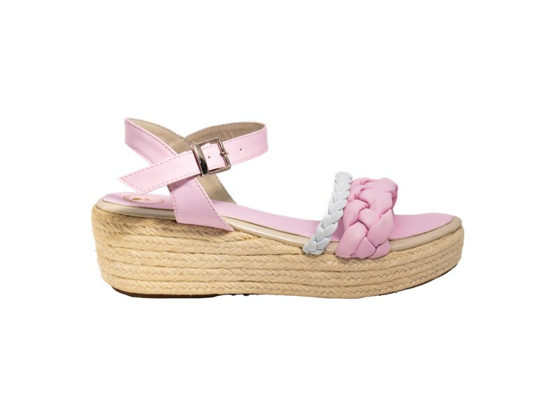 Braided Espadrille Wedge Sandal Girls | Etsy (US)