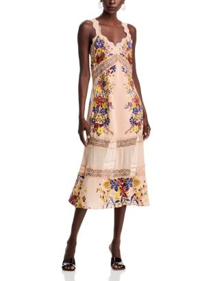 FARM Rio Floral Lace Slip Dress  | Bloomingdale's EDITORIAL Sustainable & Mindful Shop | Bloomingdale's (US)
