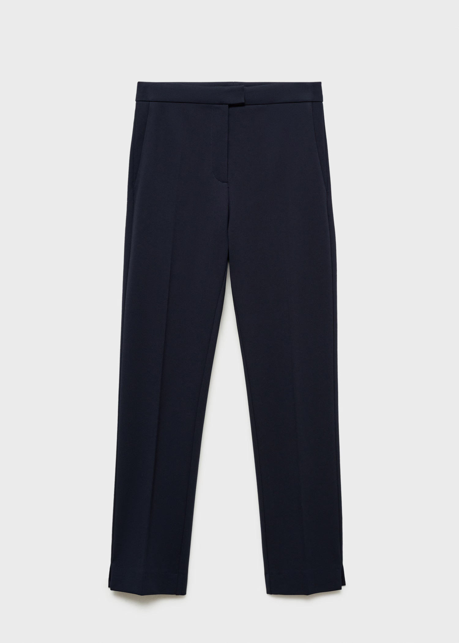 Straight mid-rise trousers - Women | MANGO United Kingdom | MANGO (UK)