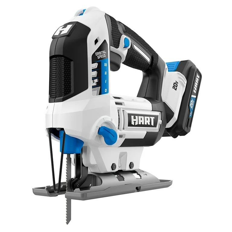 HART 20-Volt Cordless Orbital Jigsaw Kit, (1) 1.5Ah Lithium-Ion Battery | Walmart (US)