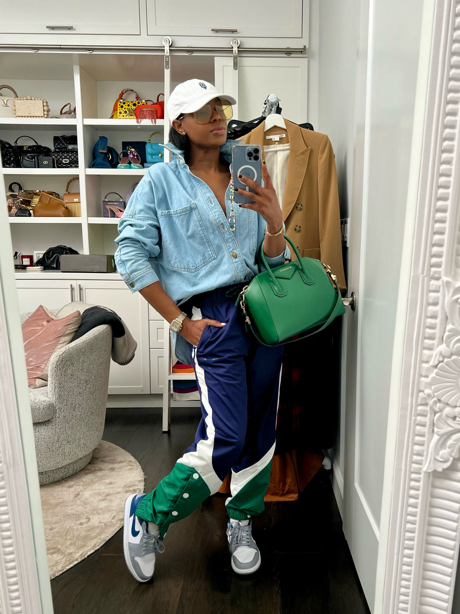 Today #ootd . I love a good denim outfit! Don’t hesitate to style your denim shirts with black pants. It’s so fun.

#LTKover40 #LTKfindsunder100 #LTKstyletip