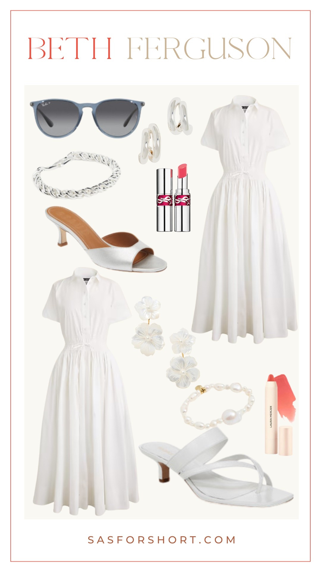 Clean, crisp, and a little glam ✨🤍
Whether you’re shining in silver heels or keeping it monochrome with classic white, a white dress is your blank canvas for summer sophistication. Perfect for sunset dinners, bridal events, or just feeling fabulous any day.

#LTKShoeCrush #LTKPetite #LTKOver40