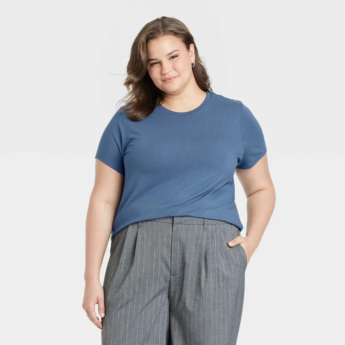 Women's Short Sleeve Brushed Knit T-Shirt - A New Day™ | Target