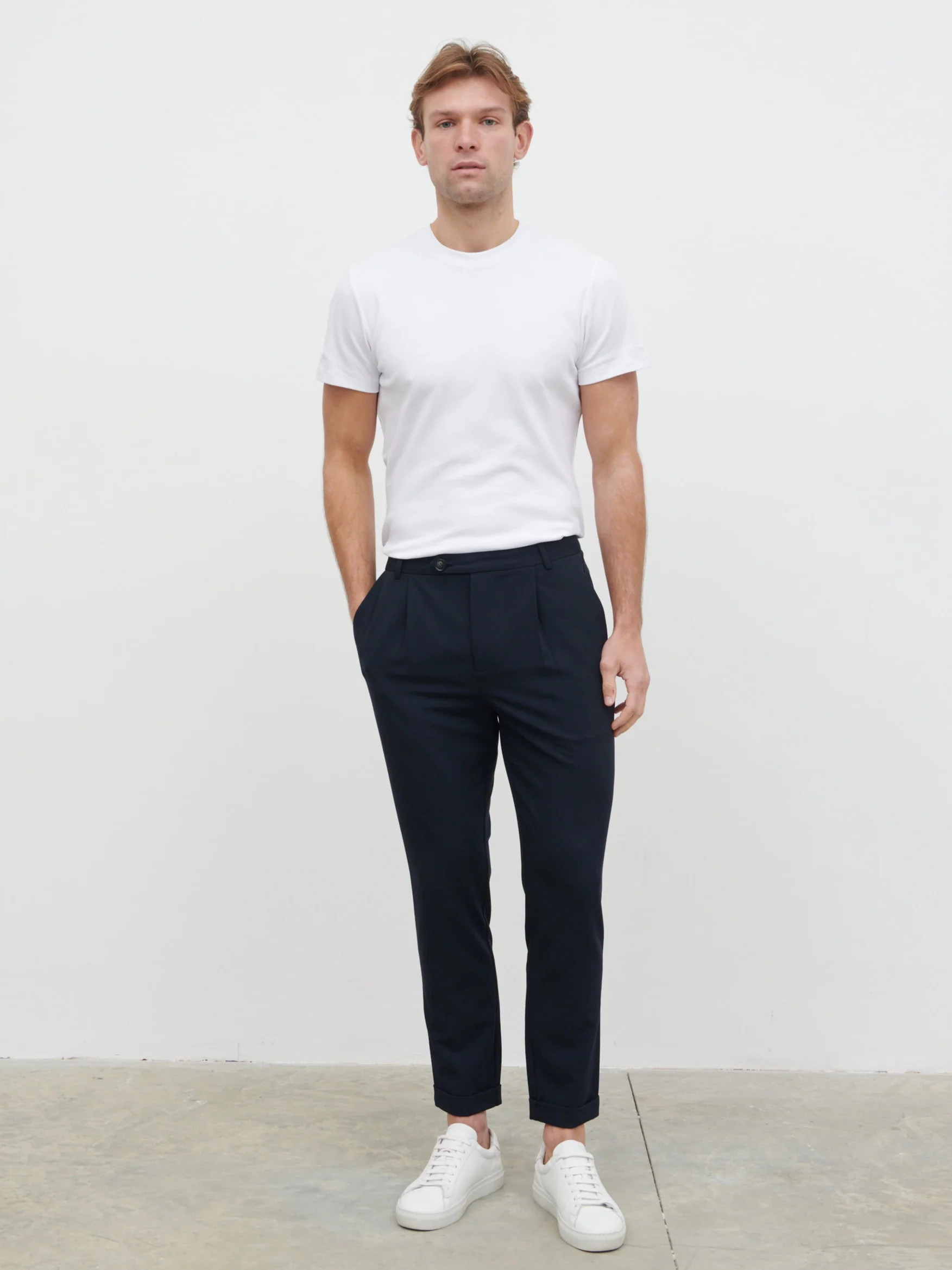 Freddie Trousers - Navy | NOBL