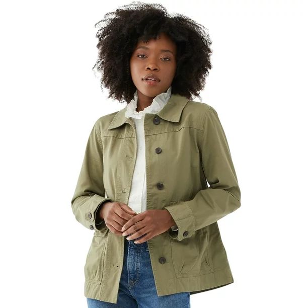 Free Assembly Women's Fatigue Jacket with Cinching | Walmart (US)