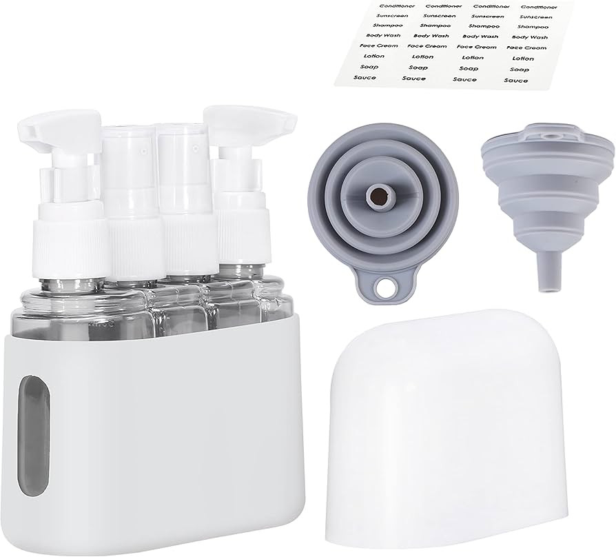 Bpluma Travel Bottles, Leak Proof Containers For Toiletries TSA Approved Airplane Accessories Kit... | Amazon (US)