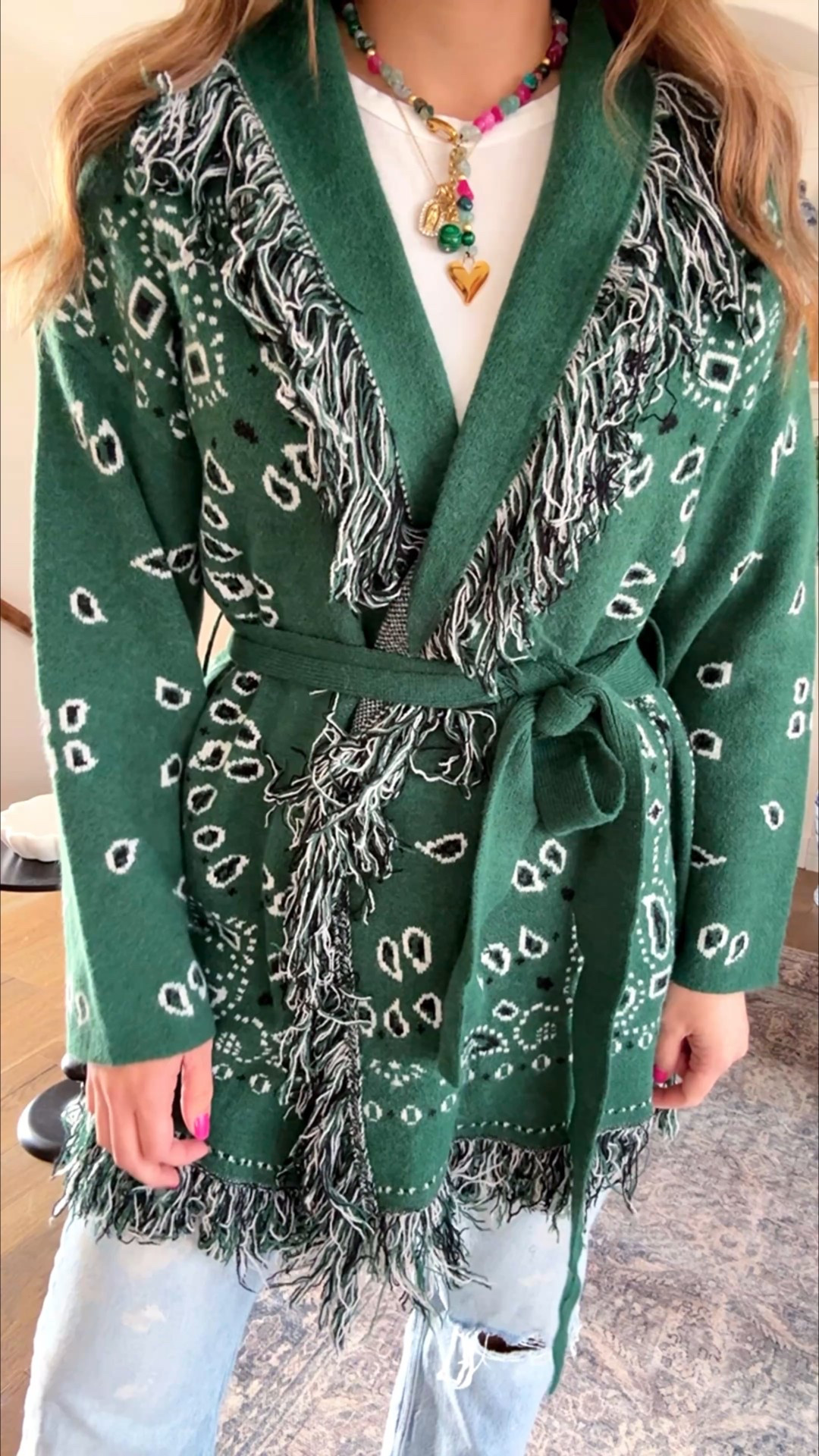 Bandana cardigan, Dillards, rodeo season, rodeo outfit, sweater 

Love this cute bandana cardigan!😍 and on sale!! So soft! Wearing M. Would be darling over a denim dress with boots!🤠 can wear now into spring! 


#LTKSeasonal #LTKSaleAlert