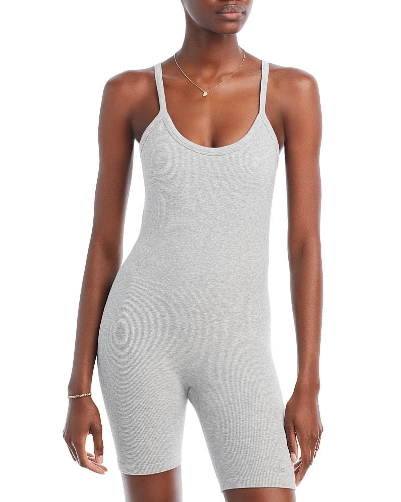 Alo Yoga Seamless Ribbed Mellow Romper | Bloomingdale's (US)
