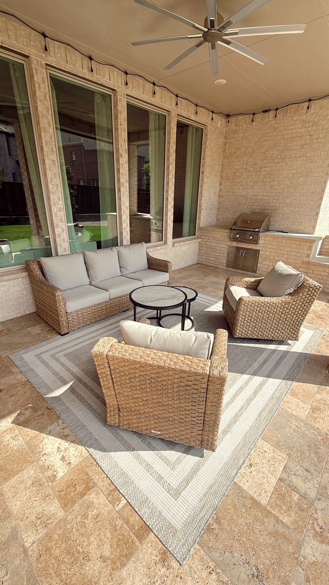 Our outdoor furniture set! This has sold out for the past 2 years! 

#LTKHome