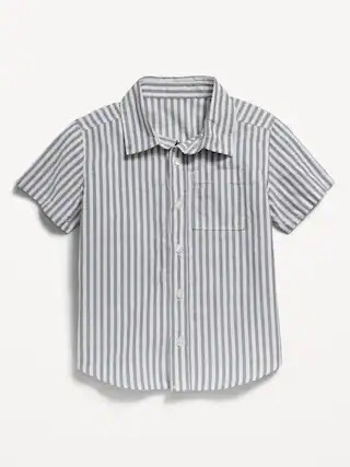 Printed Short-Sleeve Oxford Shirt for Toddler Boys | Old Navy (US)