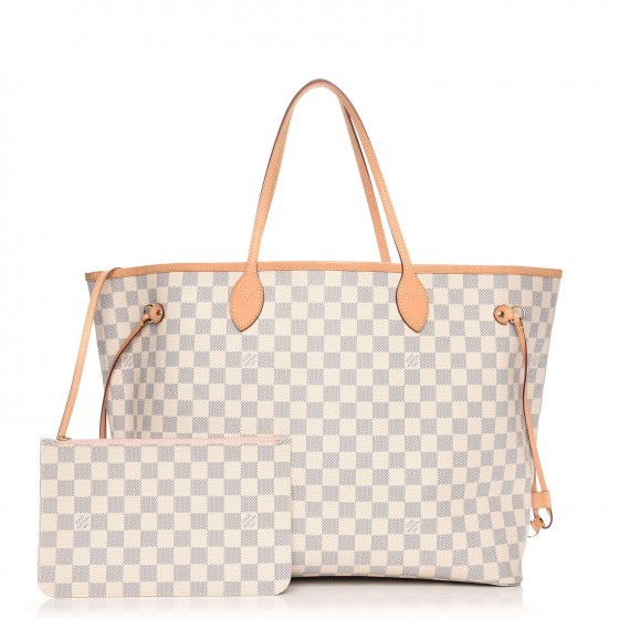 Louis Vuitton Neo Neverfull Damier Azur GM Rose Ballerine Lining | StockX 