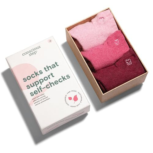 Conscious Step Women's Fair Trade Organic Cotton Ankle Socks | 3 Pack Pink Socks Size US Womens 5-9 | Every Pair Helps Support our Humanitarian Partners | Amazon (US)