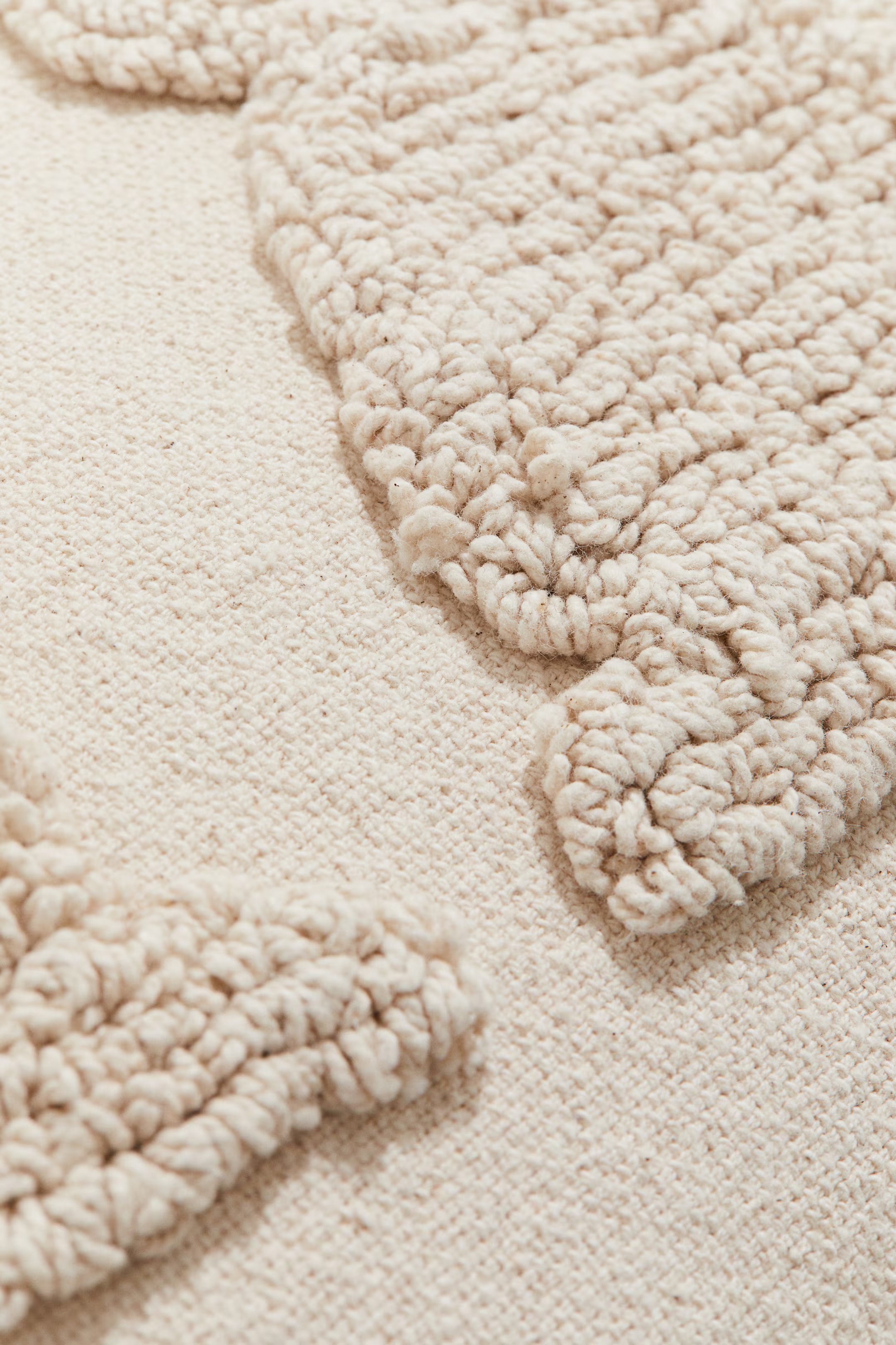 Tufted-motif Cushion Cover - Light beige - Home All | H&M US | H&M (US + CA)