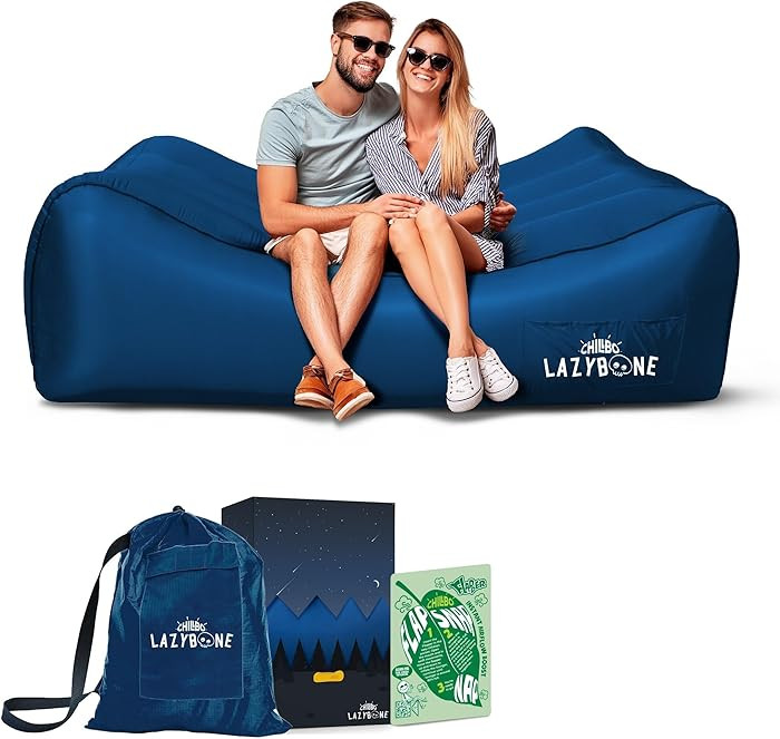 Chillbo Lazybone Inflatable Couch - Ultimate Inflatable Lounger for Maximum Chill - The Perfect B... | Amazon (US)