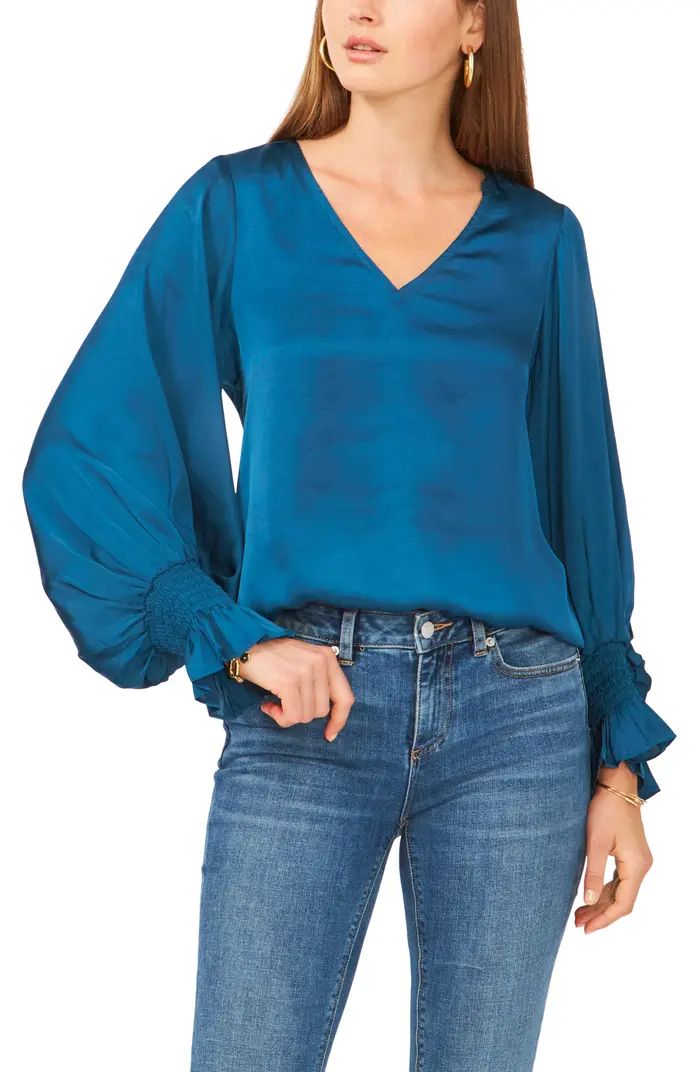 Vince Camuto Balloon Sleeve Top | Nordstrom | Nordstrom