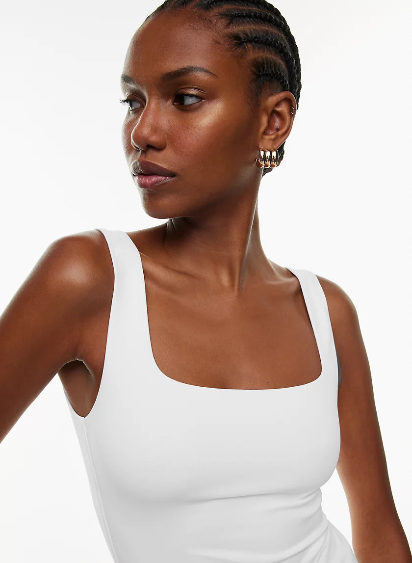 CONTOUR SQUARENECK WAIST TANK | Aritzia