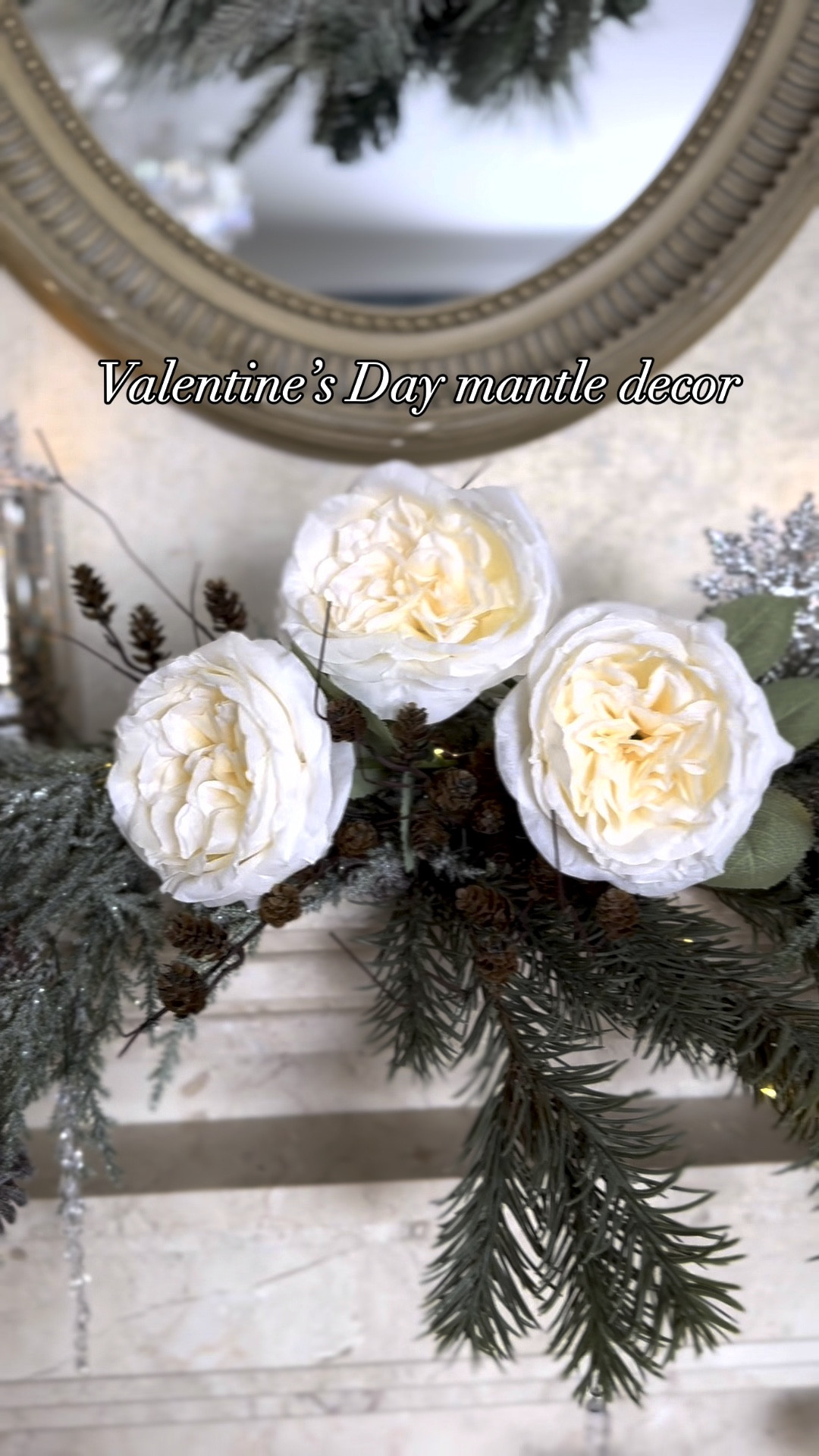 Valentine’s Day mantle decor, Valentine’s Day decorations, faux roses, living room mantel 

#LTKMostLoved #LTKHome #LTKSaleAlert