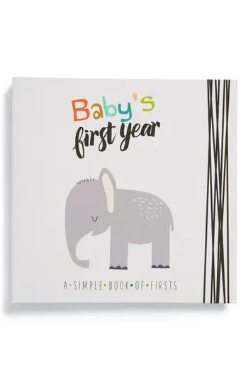 Lucy Darling 'Baby'S First Year' Memory Book, Size One Size - Grey | Nordstrom