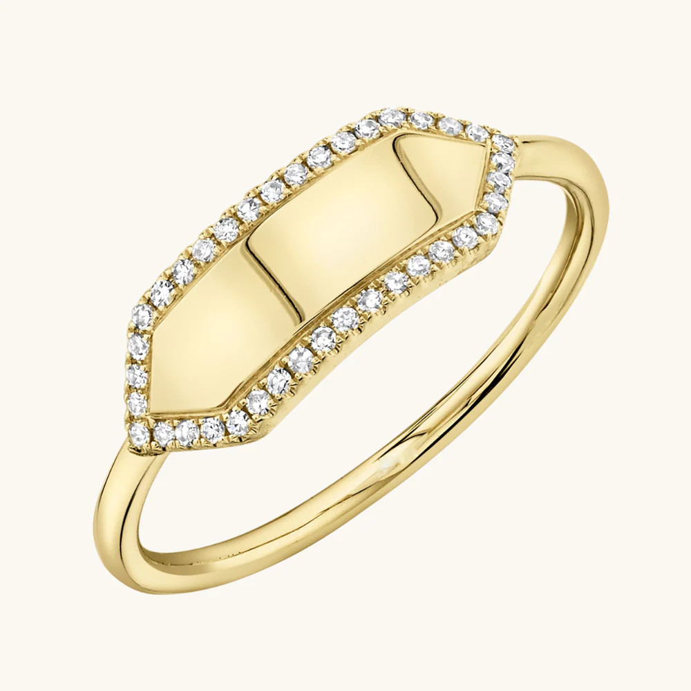 Diamond Personalized ID Ring | Happy Jewelers