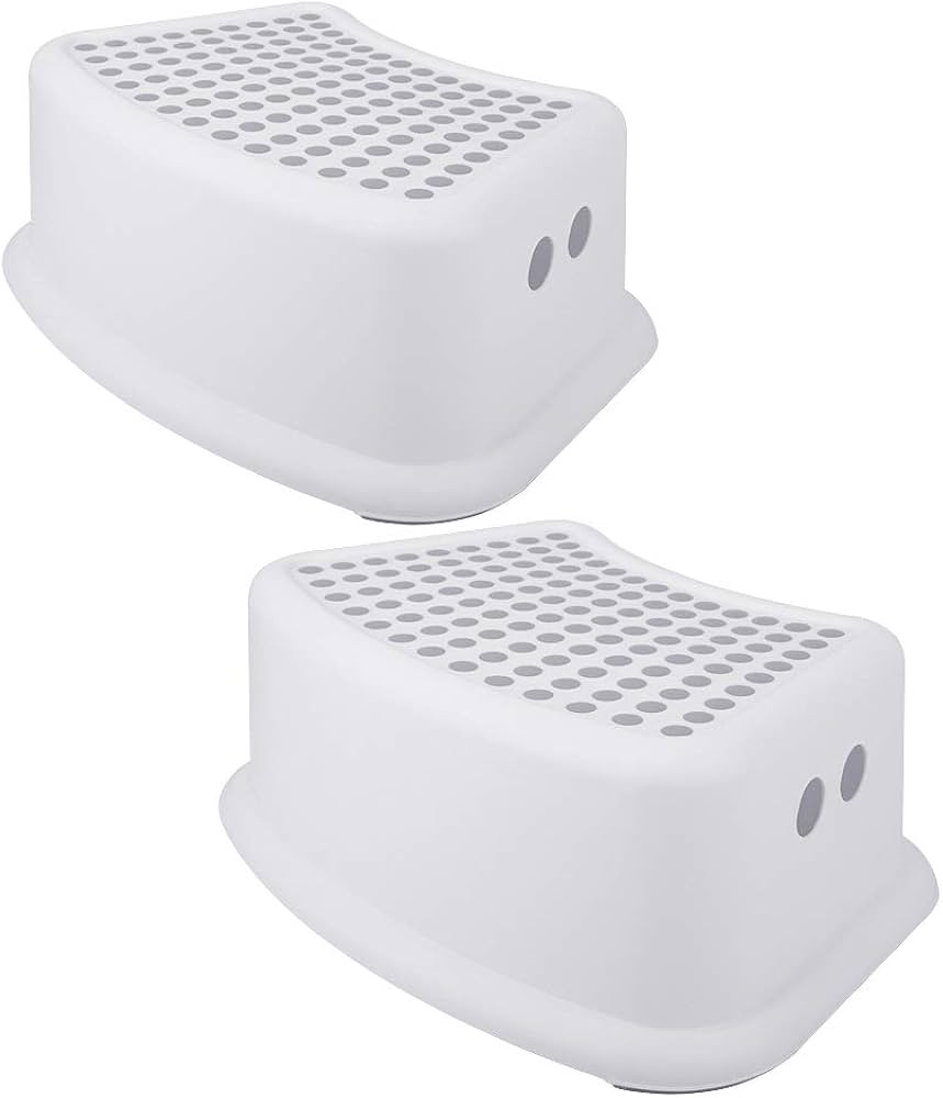 Step Stool for Kids (2 Pack), Toddlers Stool for Potty Training, Bathroom, Kitchen, Bedroom, Toy ... | Amazon (US)