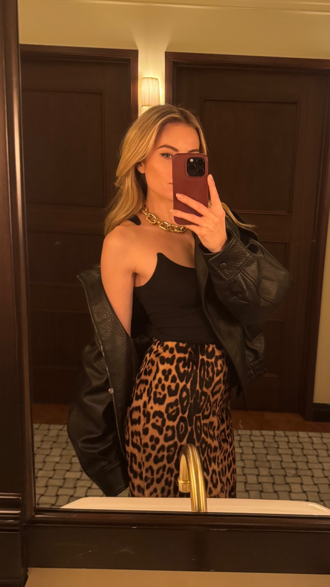 Zara Faux Leather Jacket 
4391/892/800