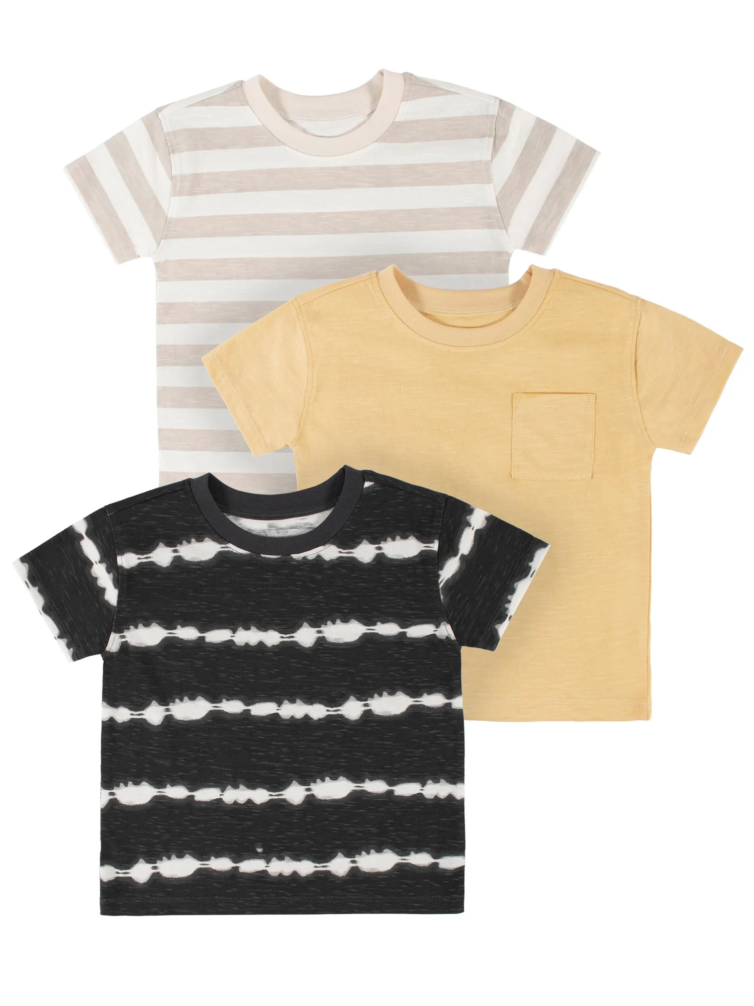 Modern Moments by Gerber Baby and Toddler Boy Short-Sleeve T-Shirts, 3-Pack, Sizes 12M-5T | Walmart (US)
