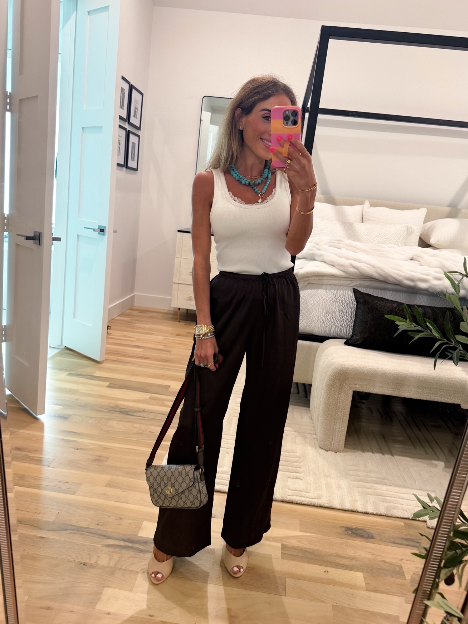 The viral satin pants I have in 3 colors now! Grab them while they’re available! Wearing xxs short 
Code DENIMAF stacks on top

#LTKPetite #LTKSaleAlert