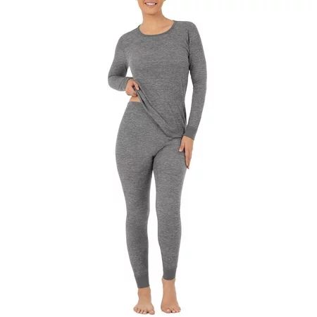 Fruit of the Loom Women s and Women s Plus Long Underwear 2-Piece Waffle Top and Bottom Thermal S... | Walmart (US)