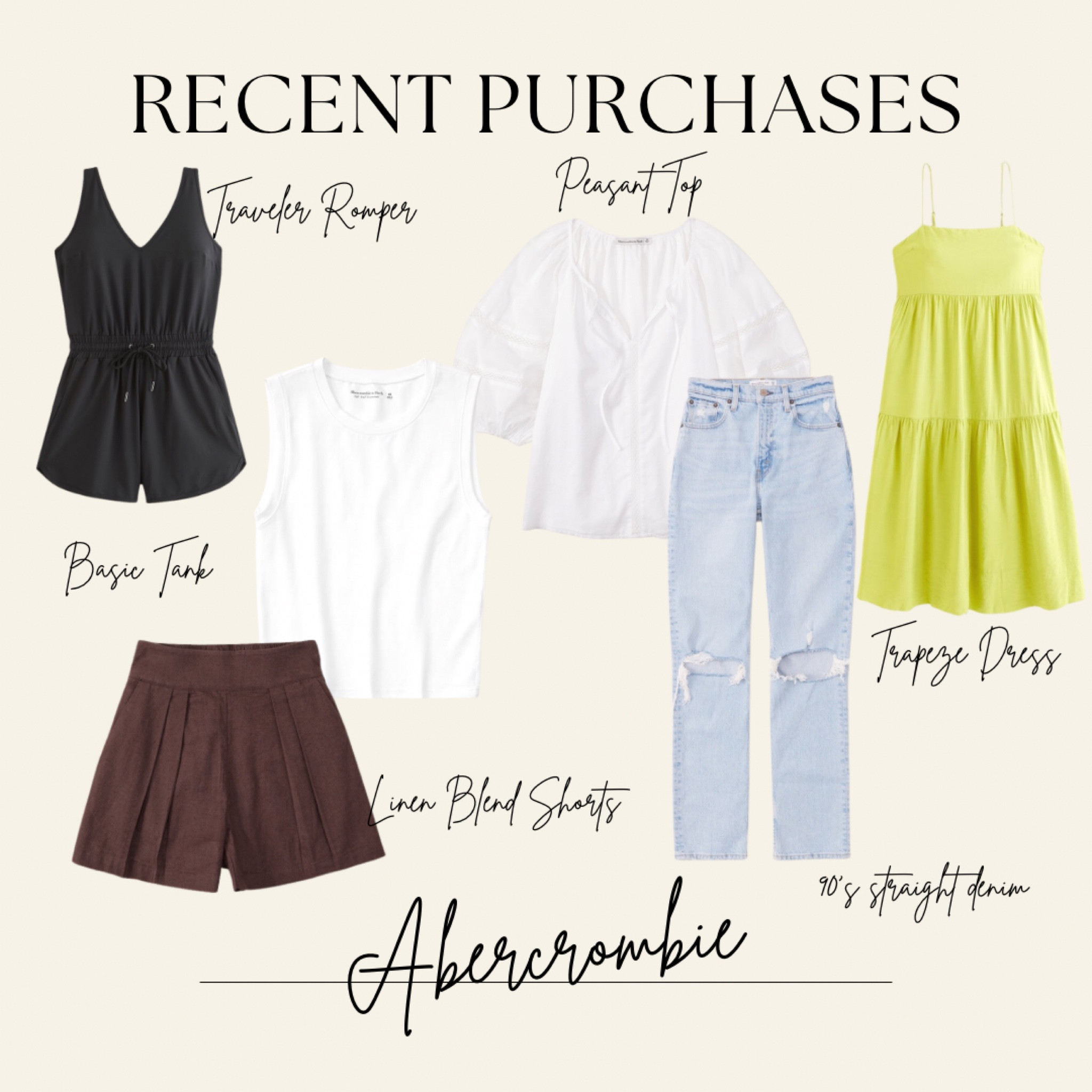 Perfect summer essentials from Abercrombie!

#LTKfit #LTKstyletip #LTKfamily