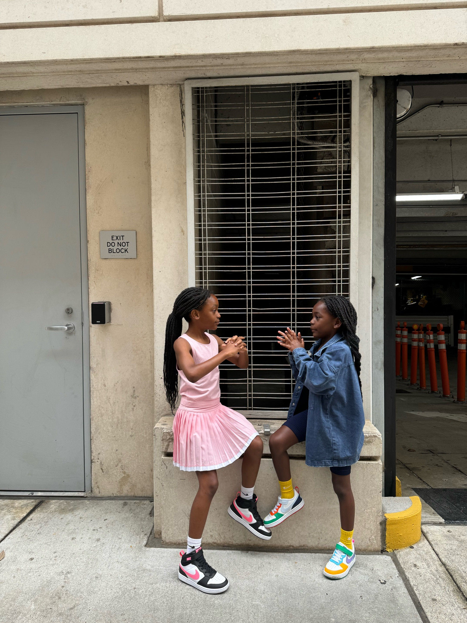 Kids athletic outfit. Biker shorts, tennis skirt, Nike sneakers 

#LTKshoecrush #LTKfamily #LTKkids