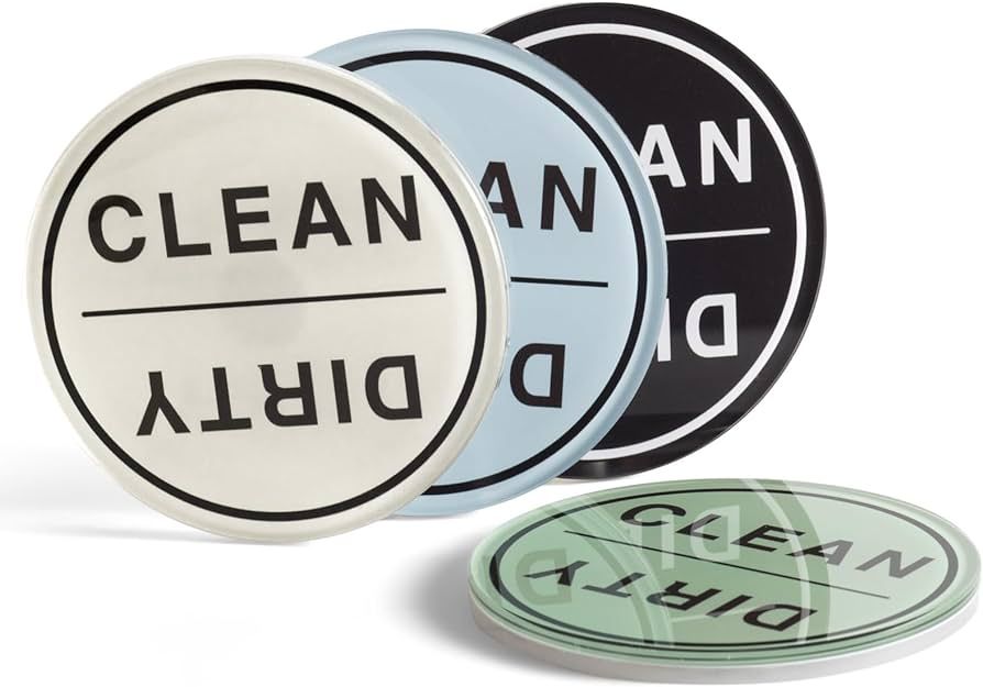 Clean Dirty Magnet for Dishwasher,Kitchen Dishwasher Magnet Clean Dirty Sign,Non-Scratch/Easy to ... | Amazon (US)