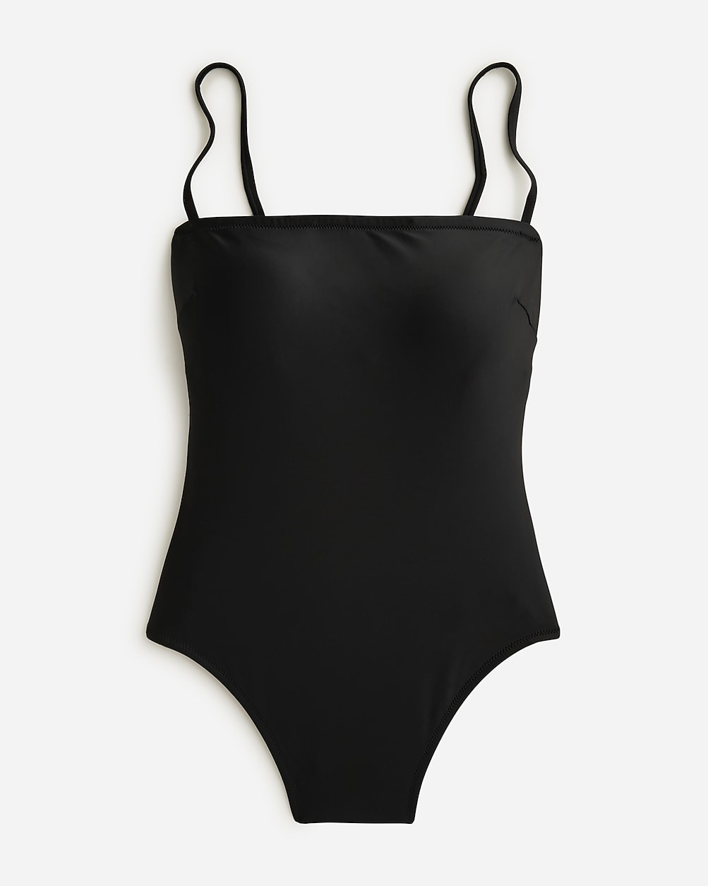 Squareneck one-piece swimsuit | J. Crew US