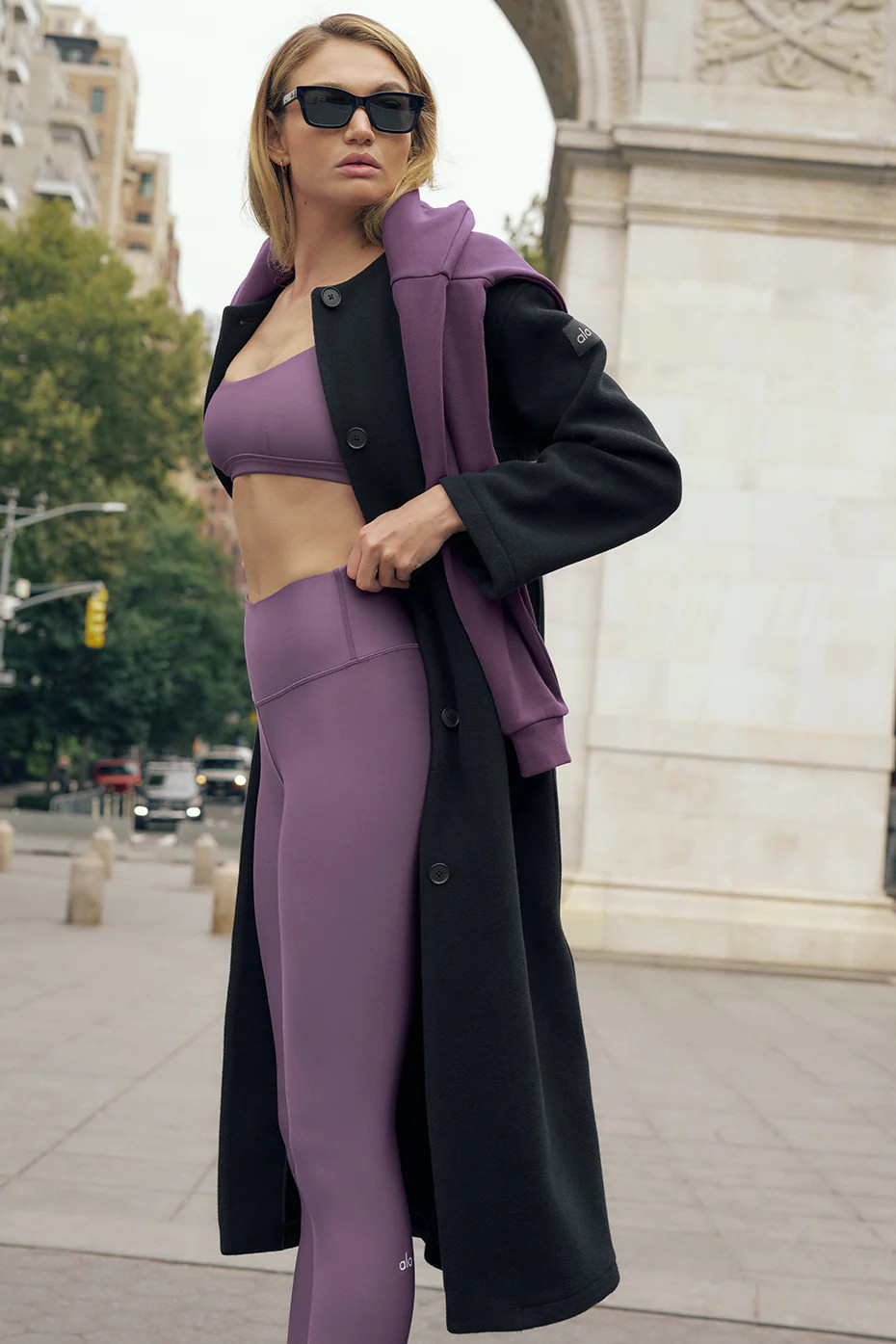 ALO | 7/8 High-Waist Airlift Legging in Plum Kiss Purple, Size: Small | Alo Yoga