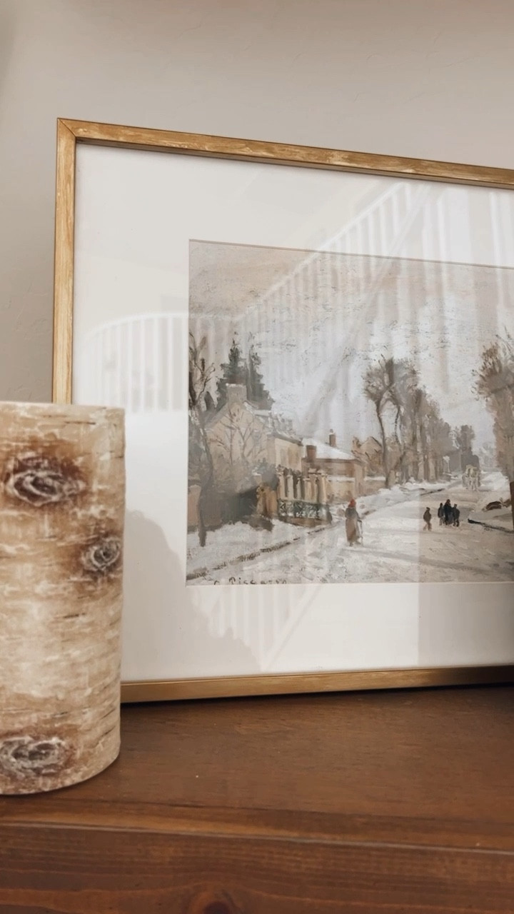 Vintage winter wall art, Christmas wall art! Swap out old photos and easily add a vintage winter vibe! 

#LTKhome #LTKstyletip #LTKHoliday