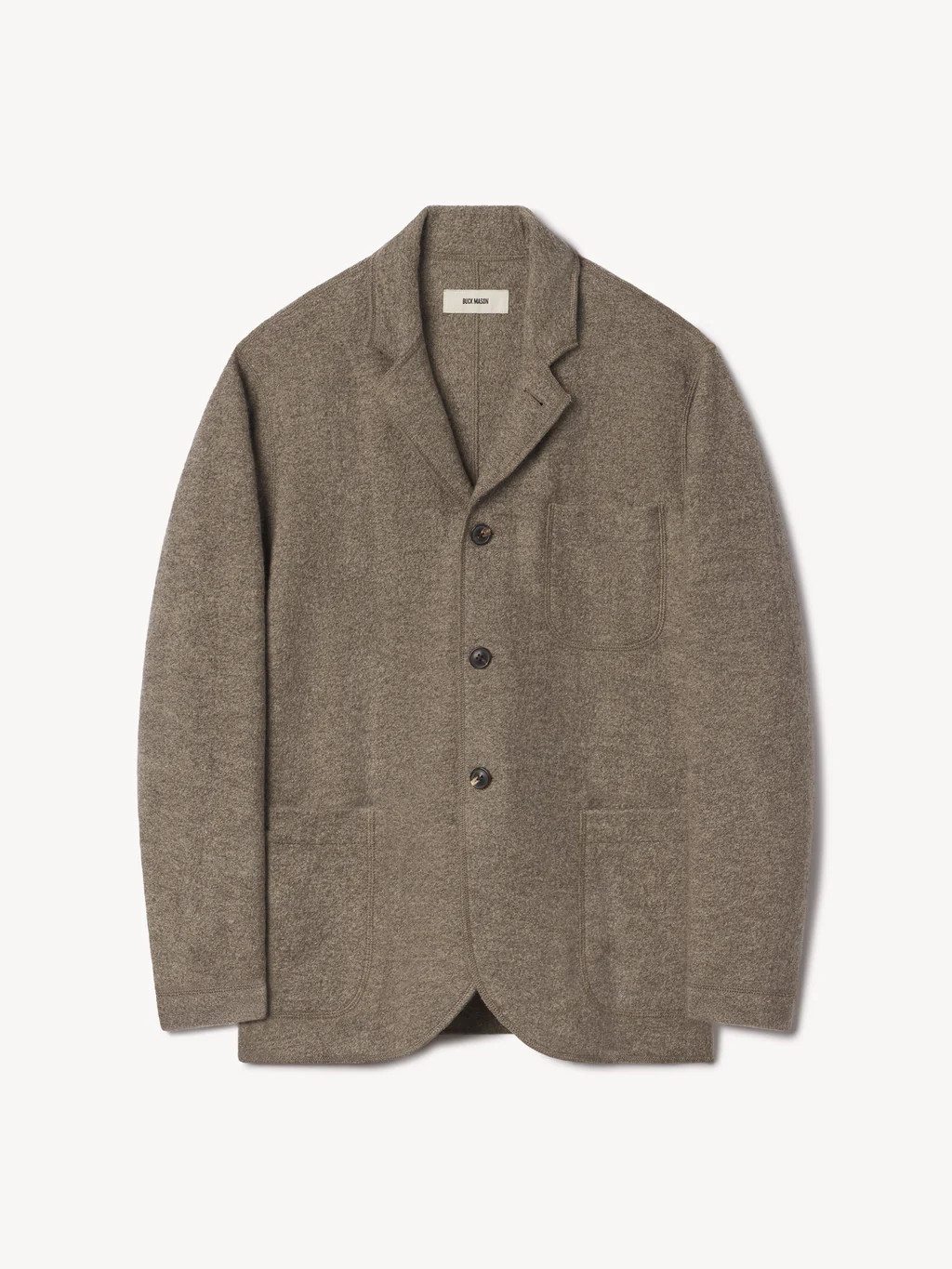 Heather Stone Felted Chore Coat - Buck Mason- Modern American Classics | Buck Mason