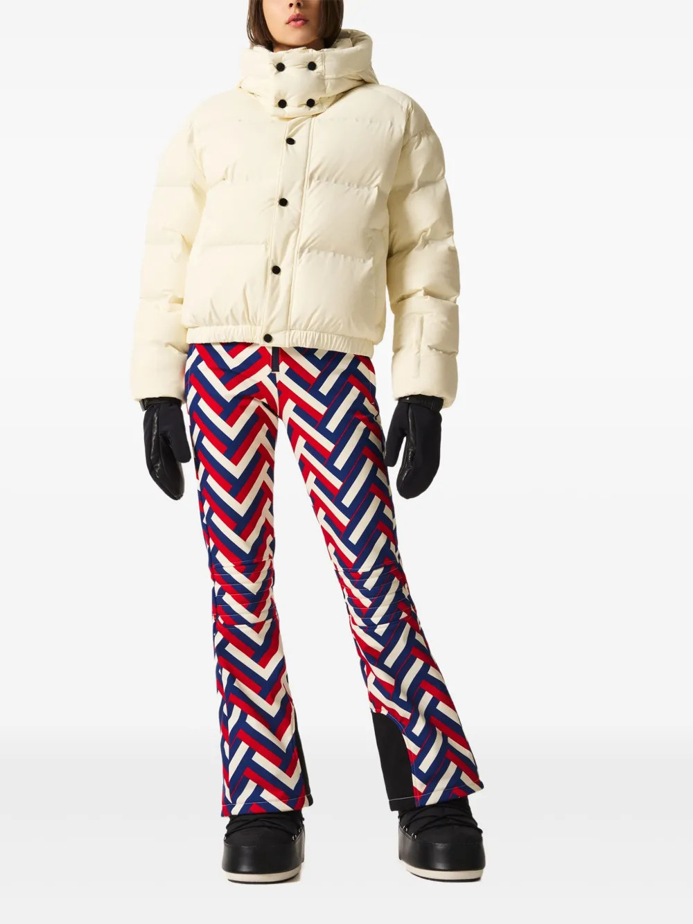 Perfect Moment Moment hooded puffer jacket - White | Farfetch Global