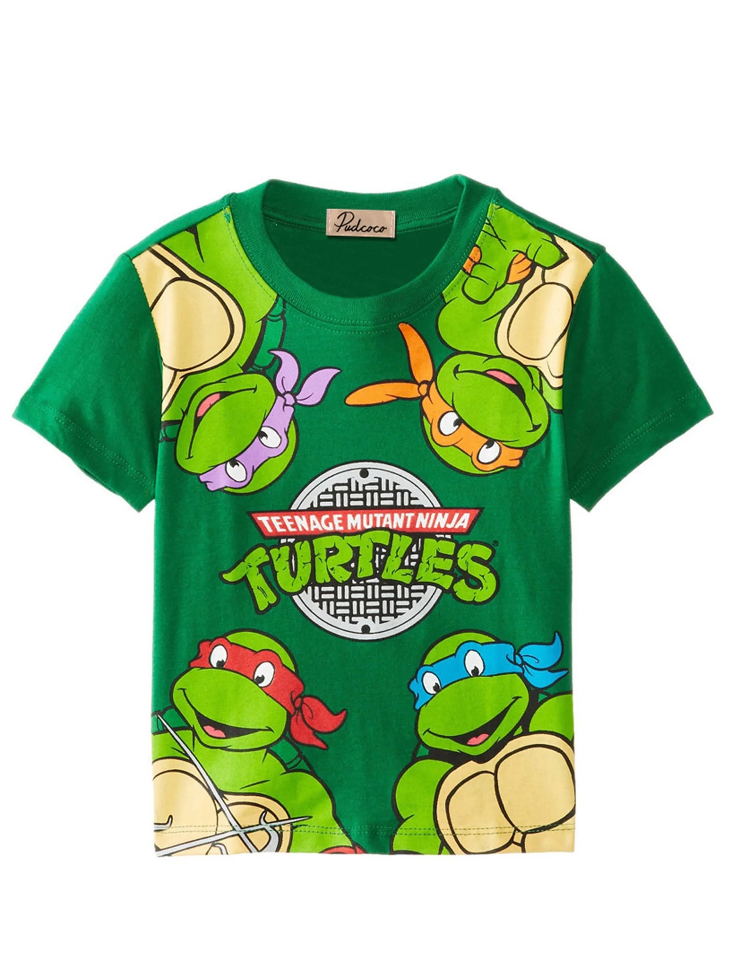 Aunavey Toddler Kids Boys Cartoon Short Sleeve Tee Teenage Mutant Ninja Turtles T-shirt Top - Wal... | Walmart (US)