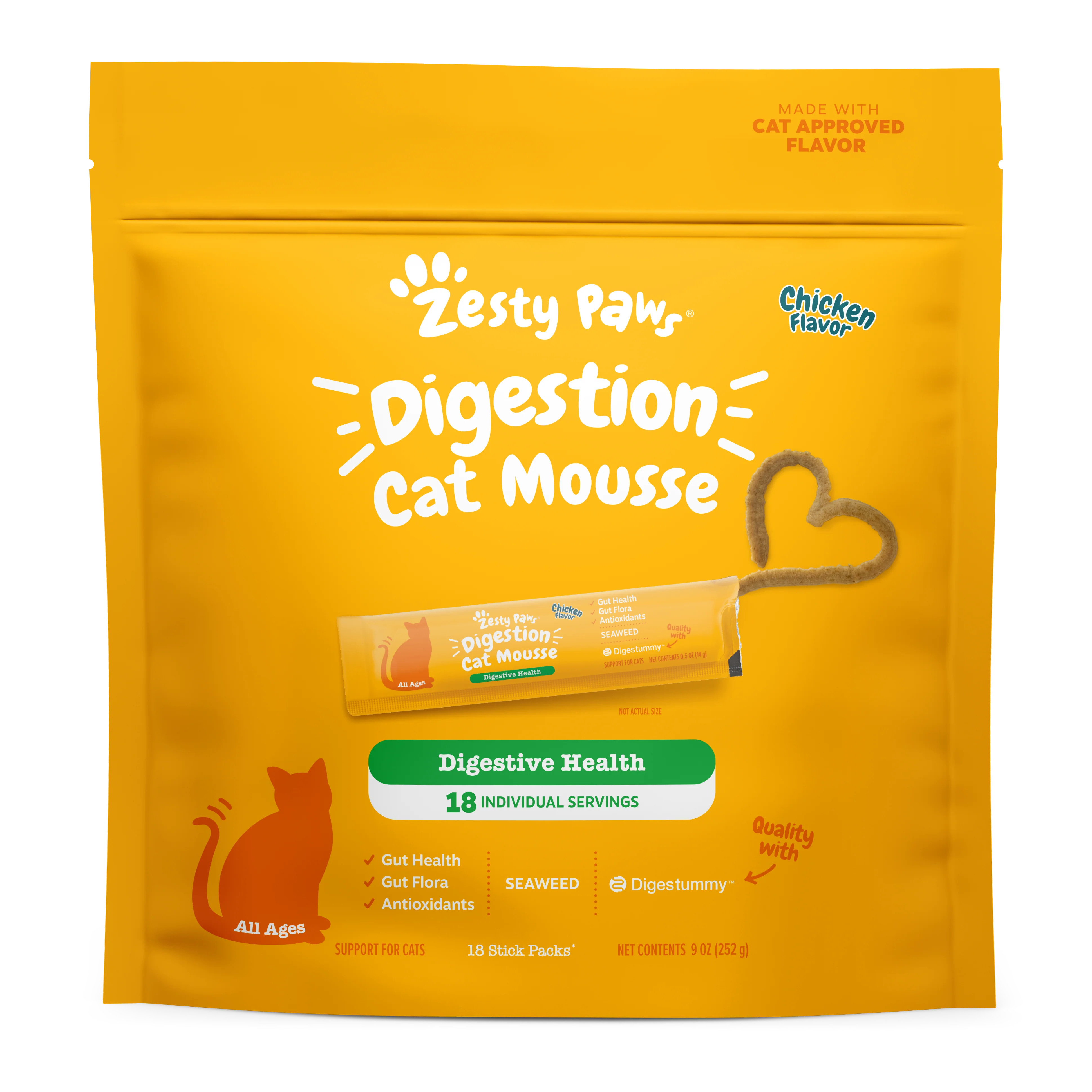Digestion Cat Mousse | Zesty Paws