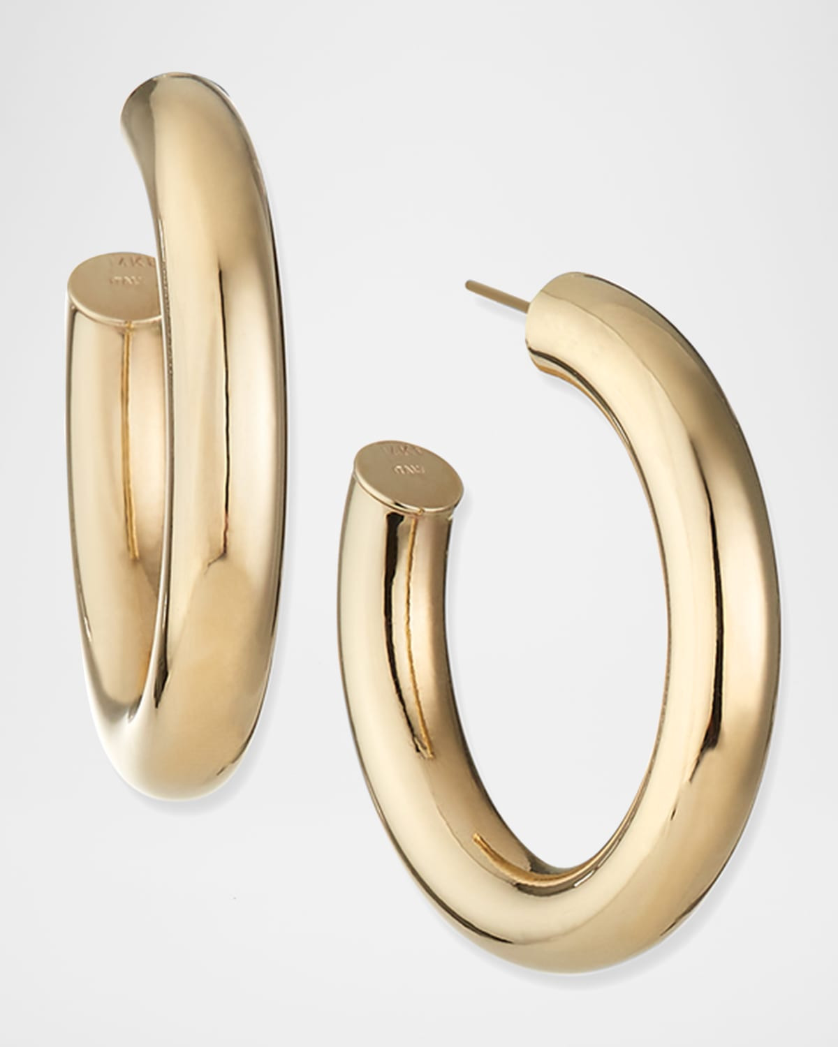 Santorini 14k Gold Hoop Earrings | Neiman Marcus