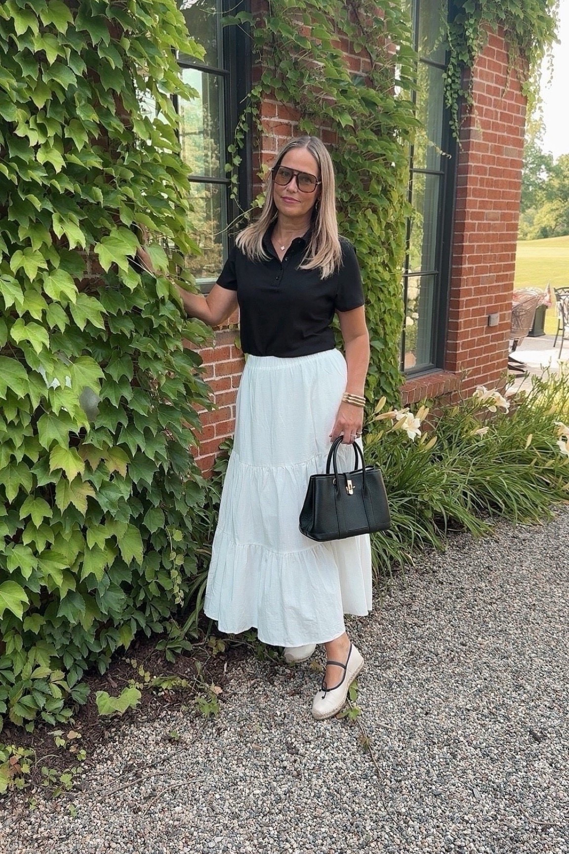 Can you believe this whole outfit is from Amazon? The black button-down, white maxi skirt, and Mary Jane shoes make such a classic Amazon outfit for teachers, workwear, church, or any day you want to feel a little more dressed up. Such a good affordable Amazon fashion find that looks so chic without trying too hard.

#LTKSeasonal #LTKOver40 #LTKMidsize