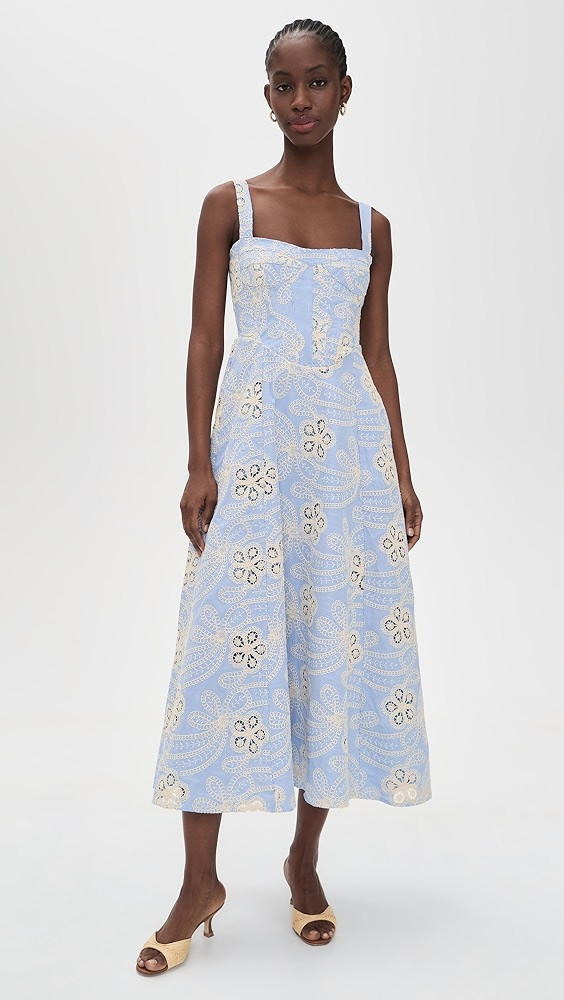 Lilah Corset Midi Dress | Shopbop