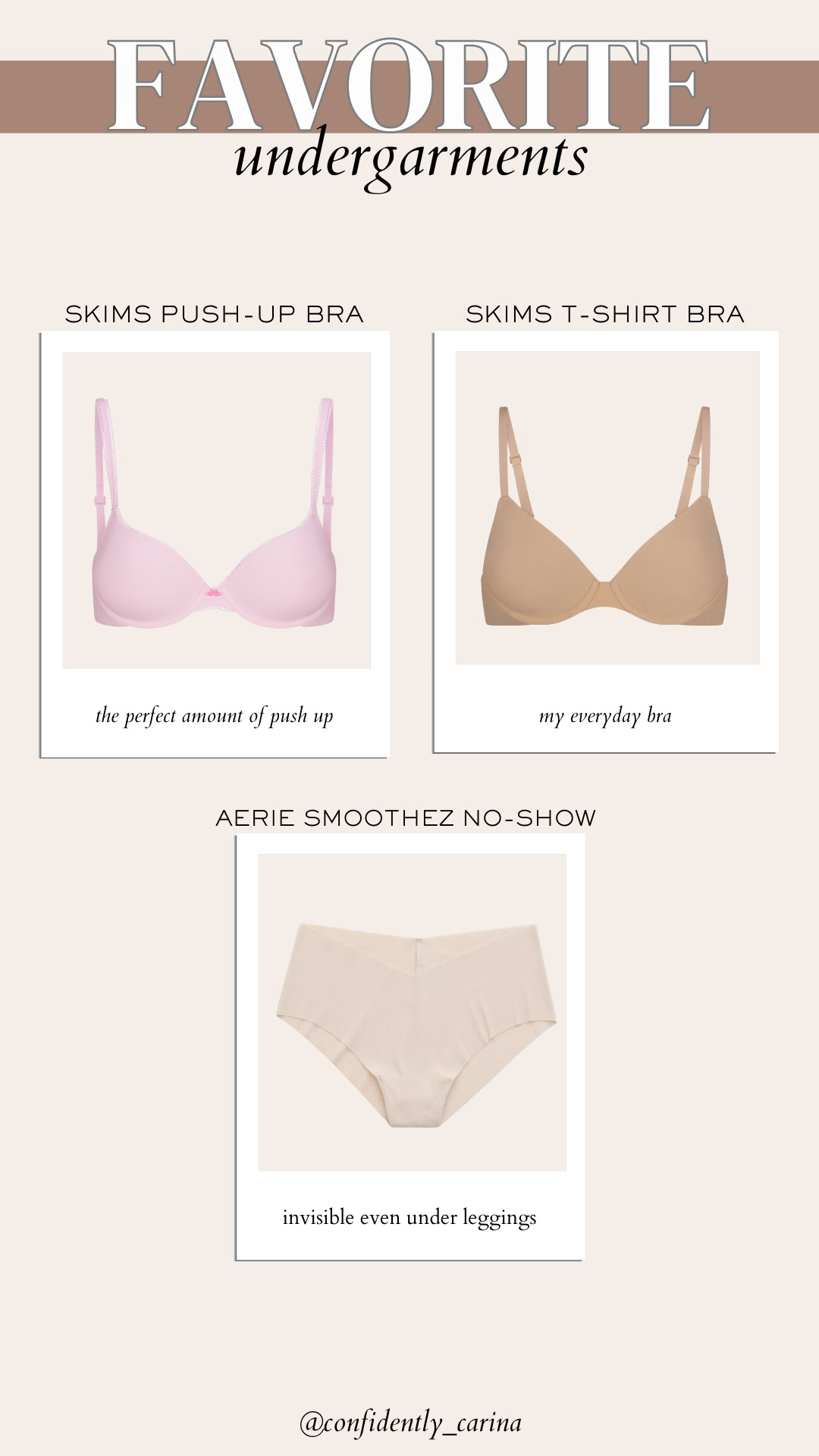 Sharing my staple undergarment pieces! I'm obsessed with all of these and wear them practically daily!

midsize, midsize fashion, fav undergarments, fav bras, fav underwear, midsize undergarments 

 #LTKU #LTKMidsize #LTKFindsUnder100