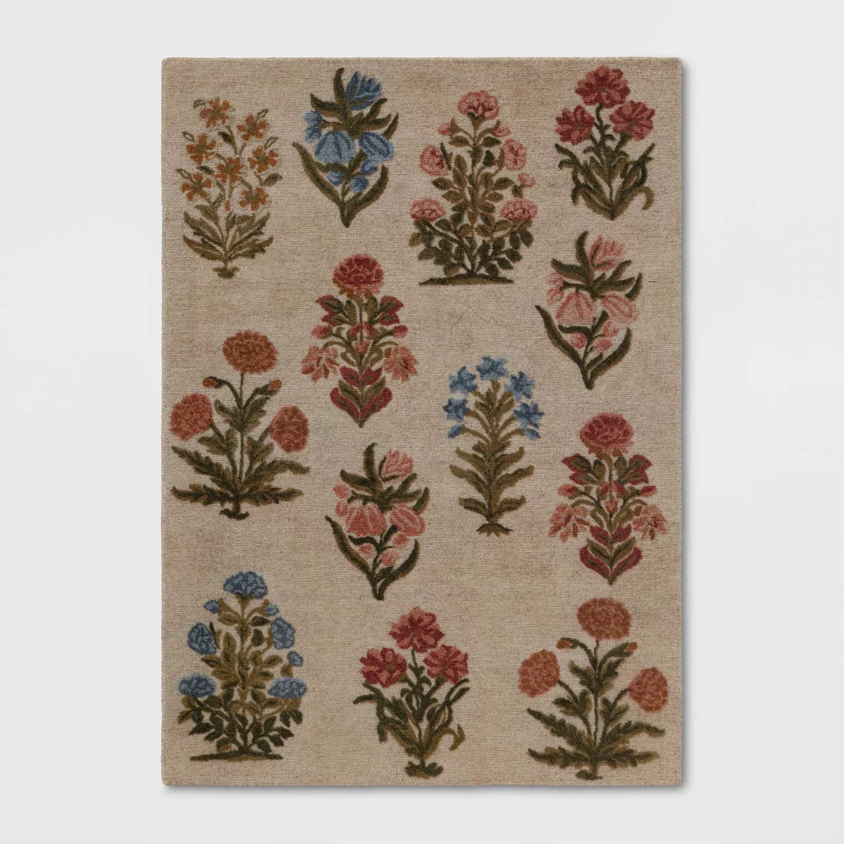 Block Floral Handtufted Rug - Threshold™ | Target