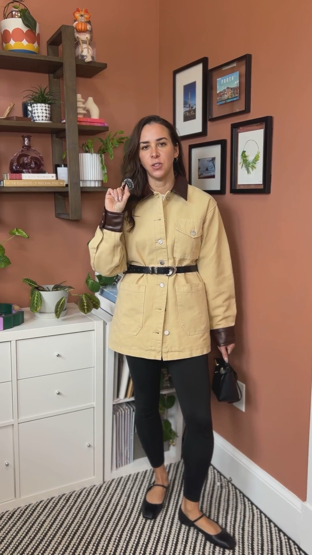 Barn jacket. Chore jacket. Joes jeans. By far belt. Cinched jacket. Black flats. Black Mary Jane’s. Celine bag. Basic fall style. 

#LTKSaleAlert #LTKStyleTip #LTKShoeCrush